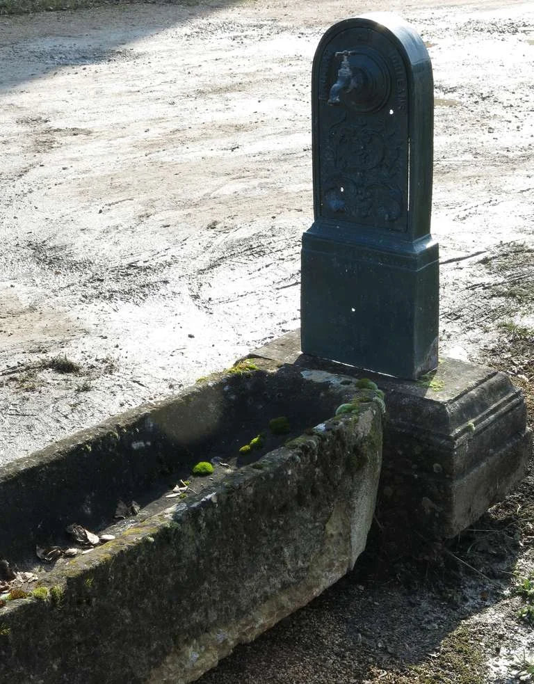 French antique countryside fountain 19th century Orleans France