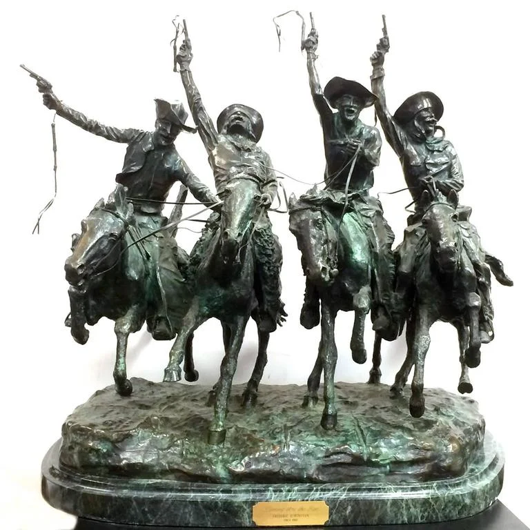 Frederic Remington Bronze statue from 20th century USA