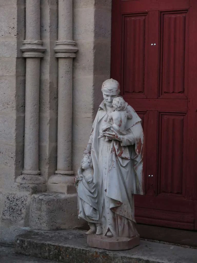 Statue Saint Paul in terra-cotta hand-finishing France 20th century