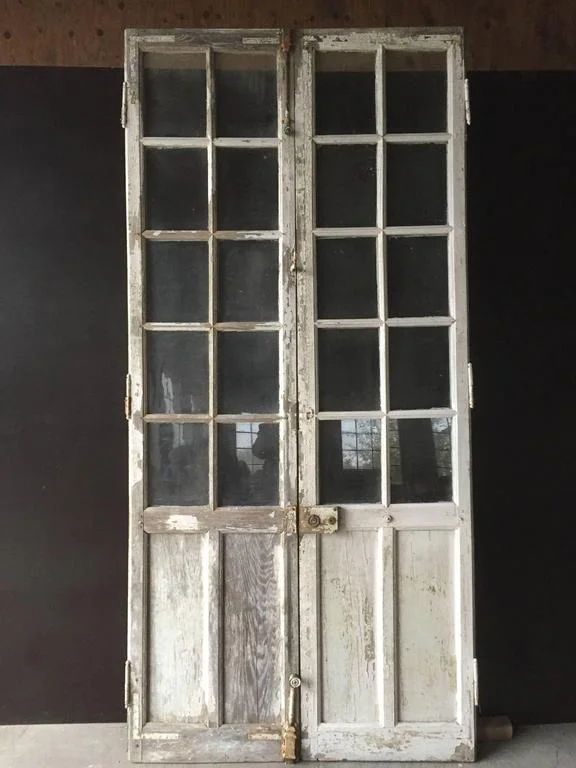French antique wood doors 19th century France