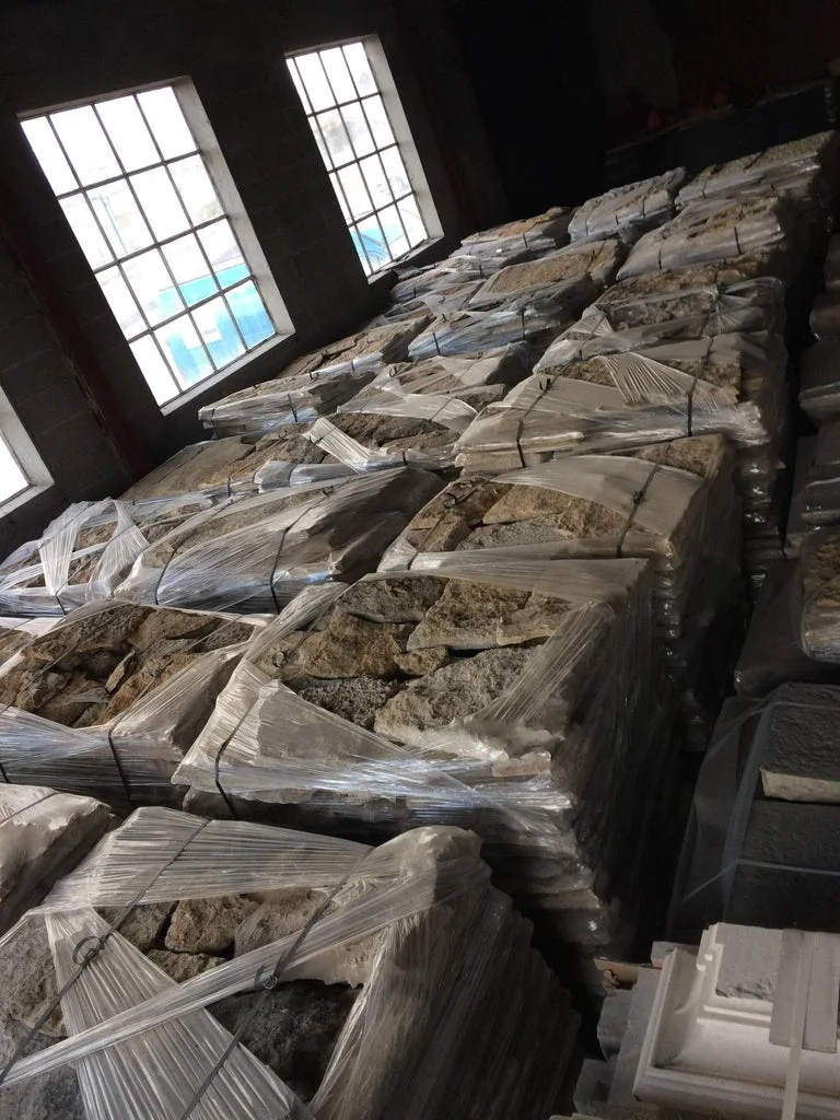 French antique limestone wall surround wine cellar 17th century France