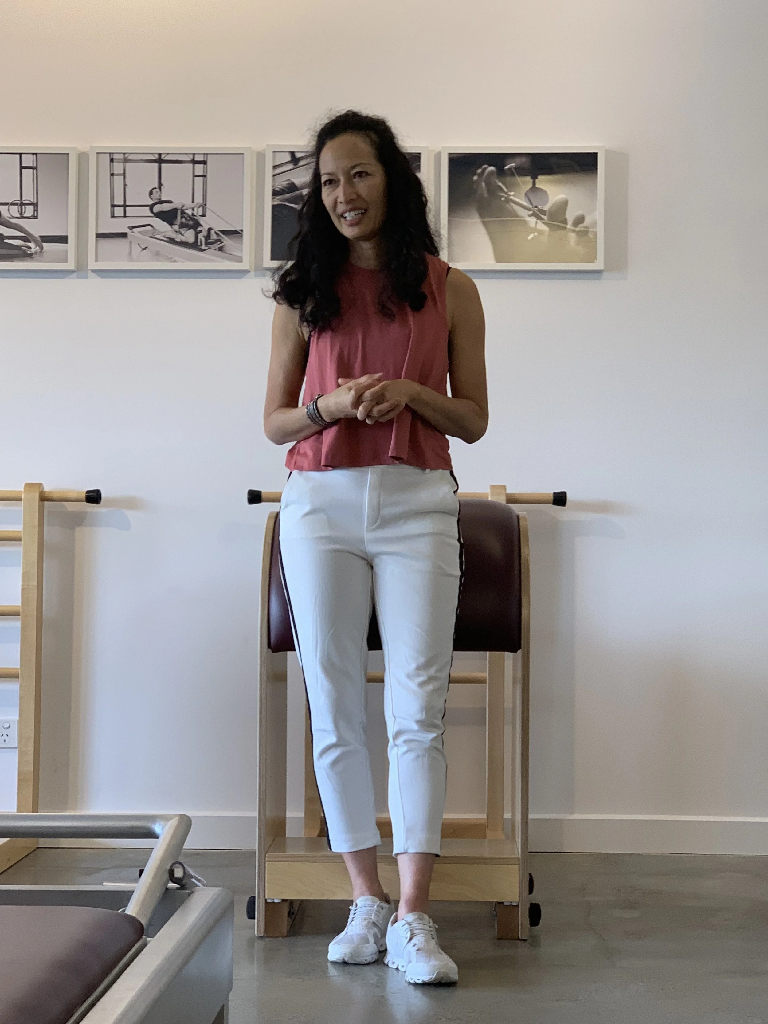 The incredible Sandy Shimoda (USA) visits Proper Pilates in 2018
