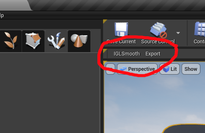  The Tool Buttons will activate when a valid object is selected 