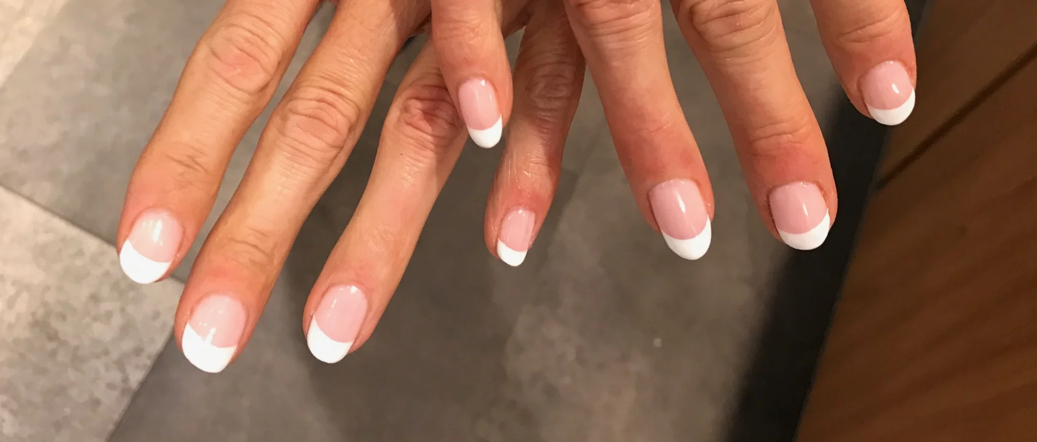 French Gel Manicure