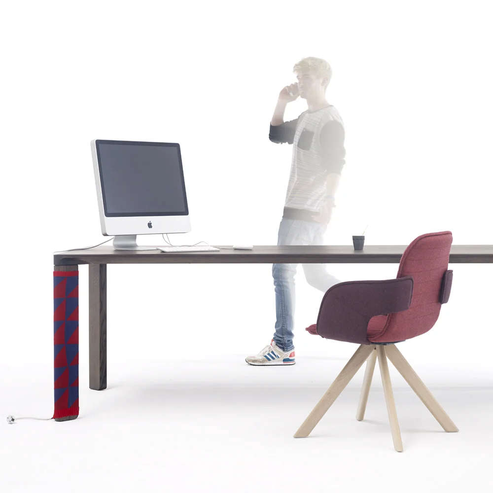 Joy Table , Flux Chair and Cable Sock .