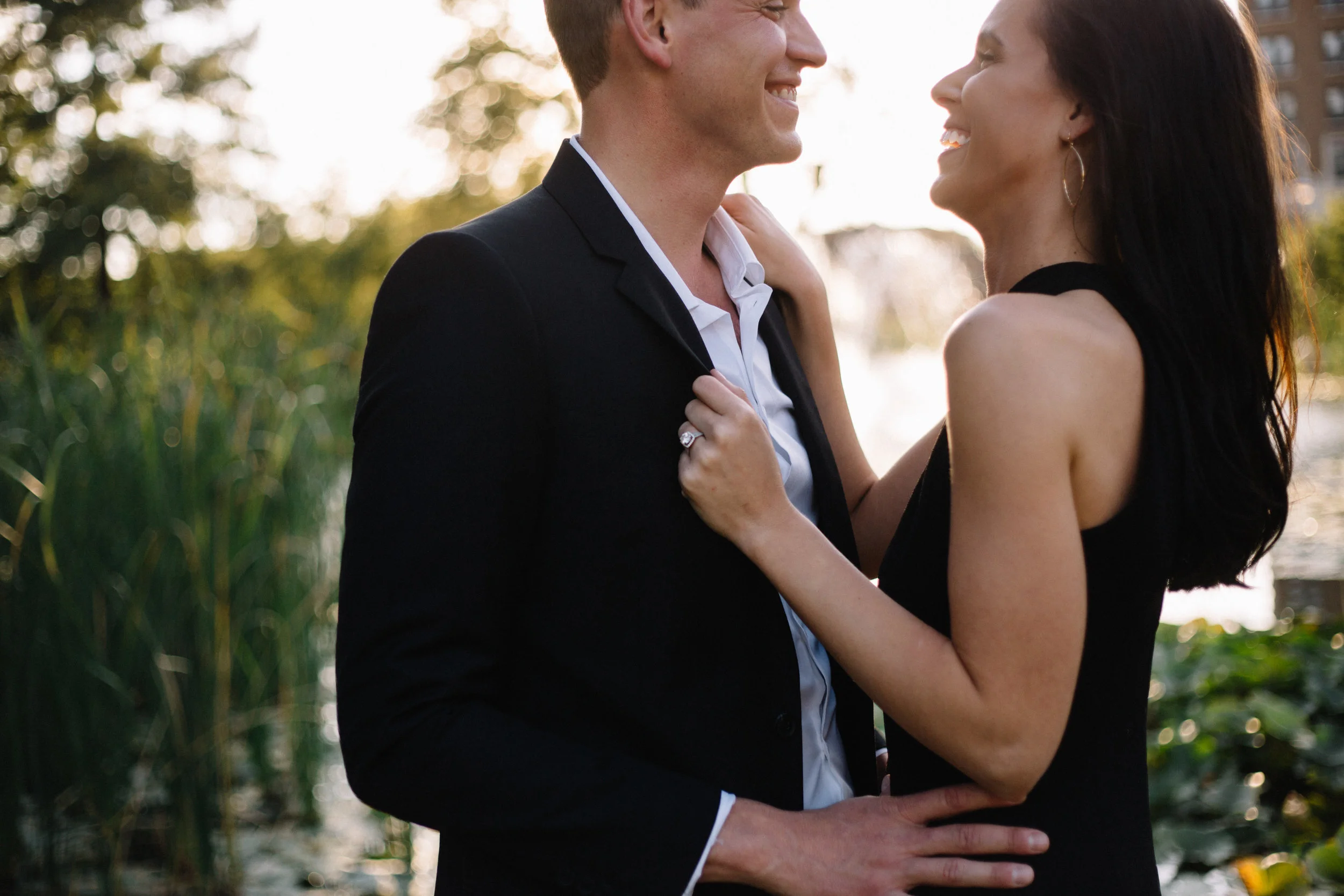An elegant St. Louis, Mo engagement session with Ashley Pieper Photography. Cristina and Will are a match made in heaven. They are giggly and fun and totally in love! St. Louis based traveling and destination wedding photographer for the genuine and creative couple in love.