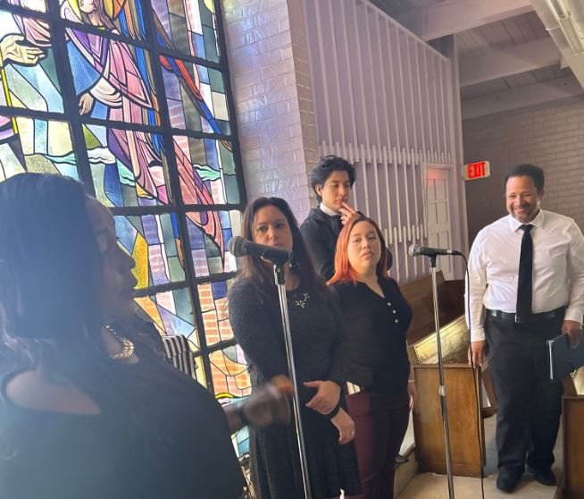 Assumption choir loft Nov. 19, 2023