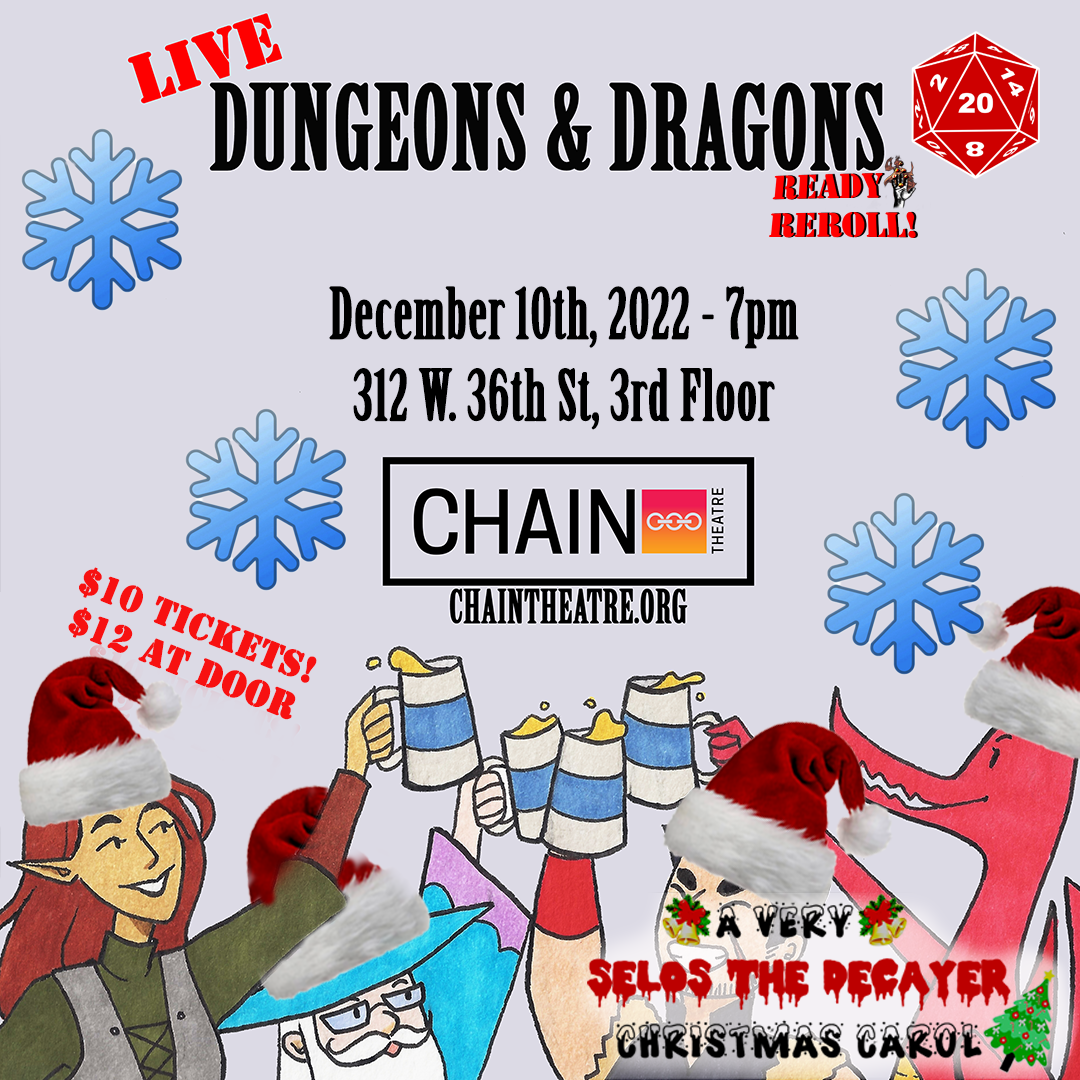 Ready Reroll: DUNGEONS &amp; DRAGONS LIVE! A Very Selos The Decayer Christmas Carol