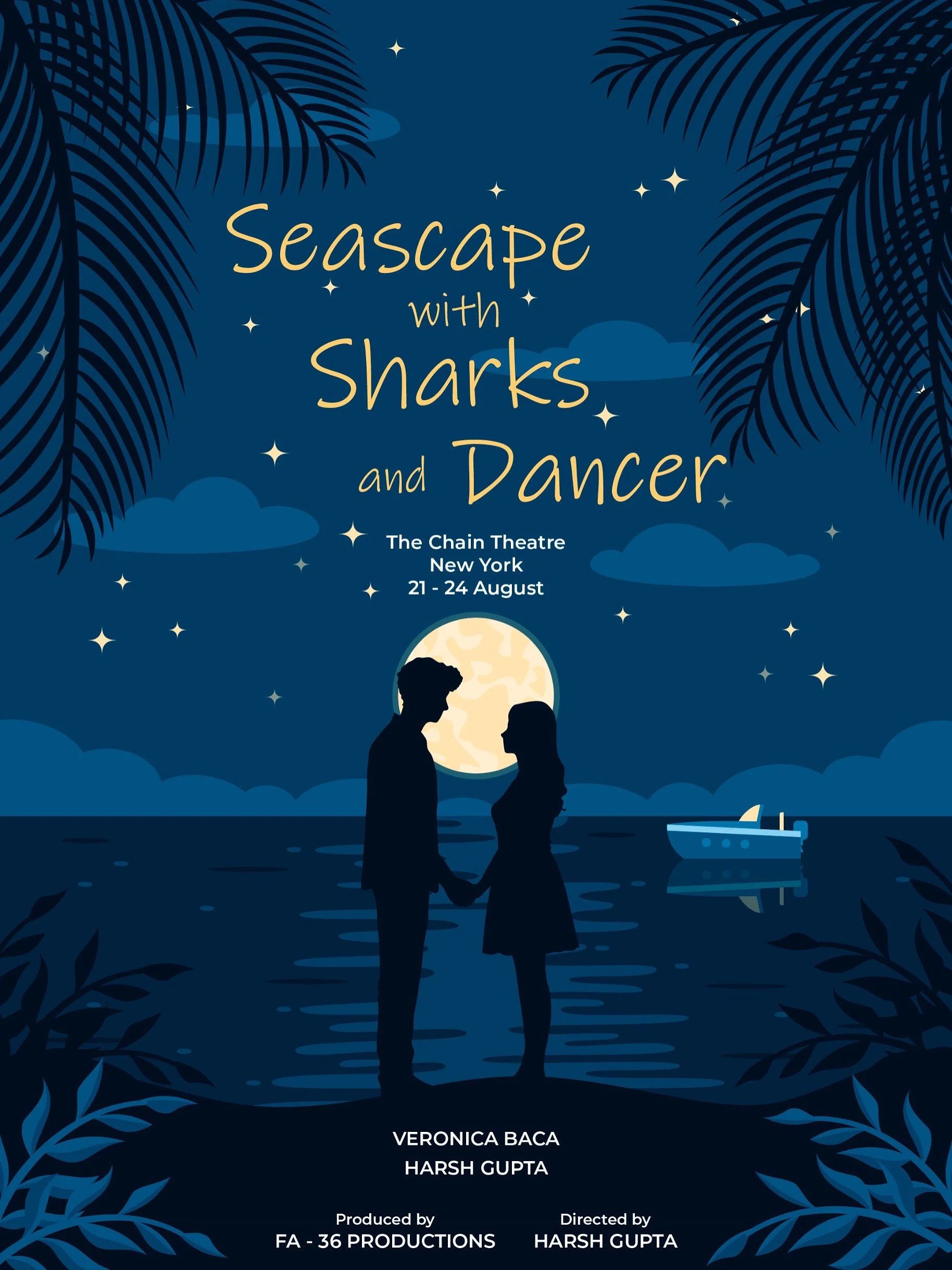 RENTAL: Seascape with Sharks and Dancer (4TH FLOOR)