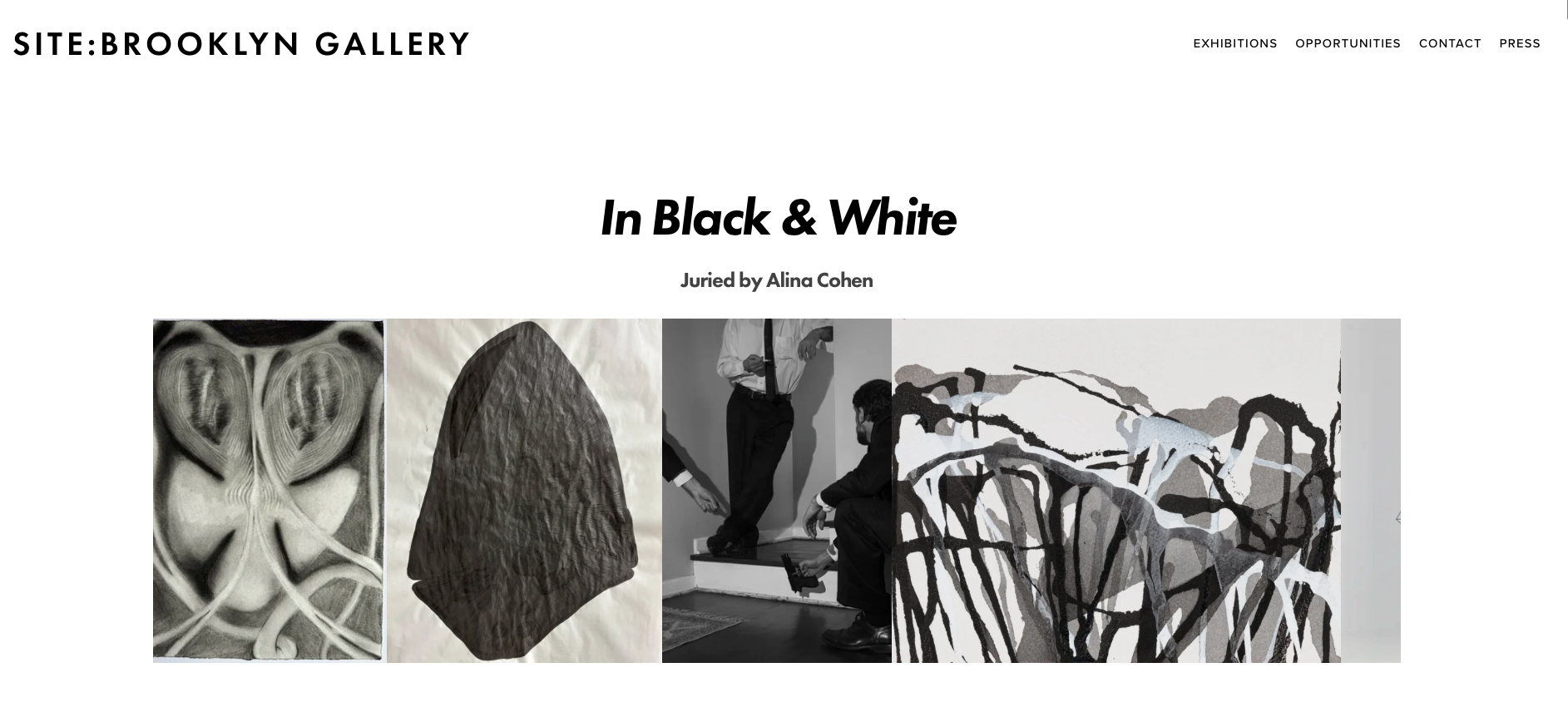 Black and White, Site: Brooklyn Gallery