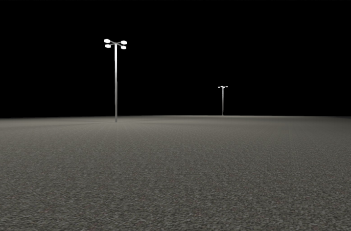 EXTERIOR LED 3D RENDER