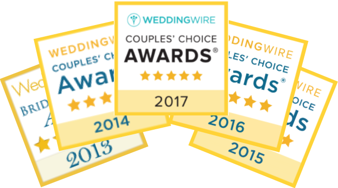 5 Consecutive Years as Best Wedding Planner