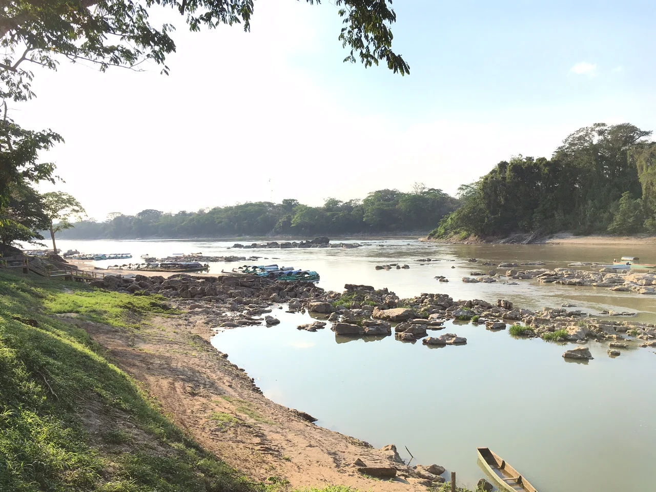 A river runs through it