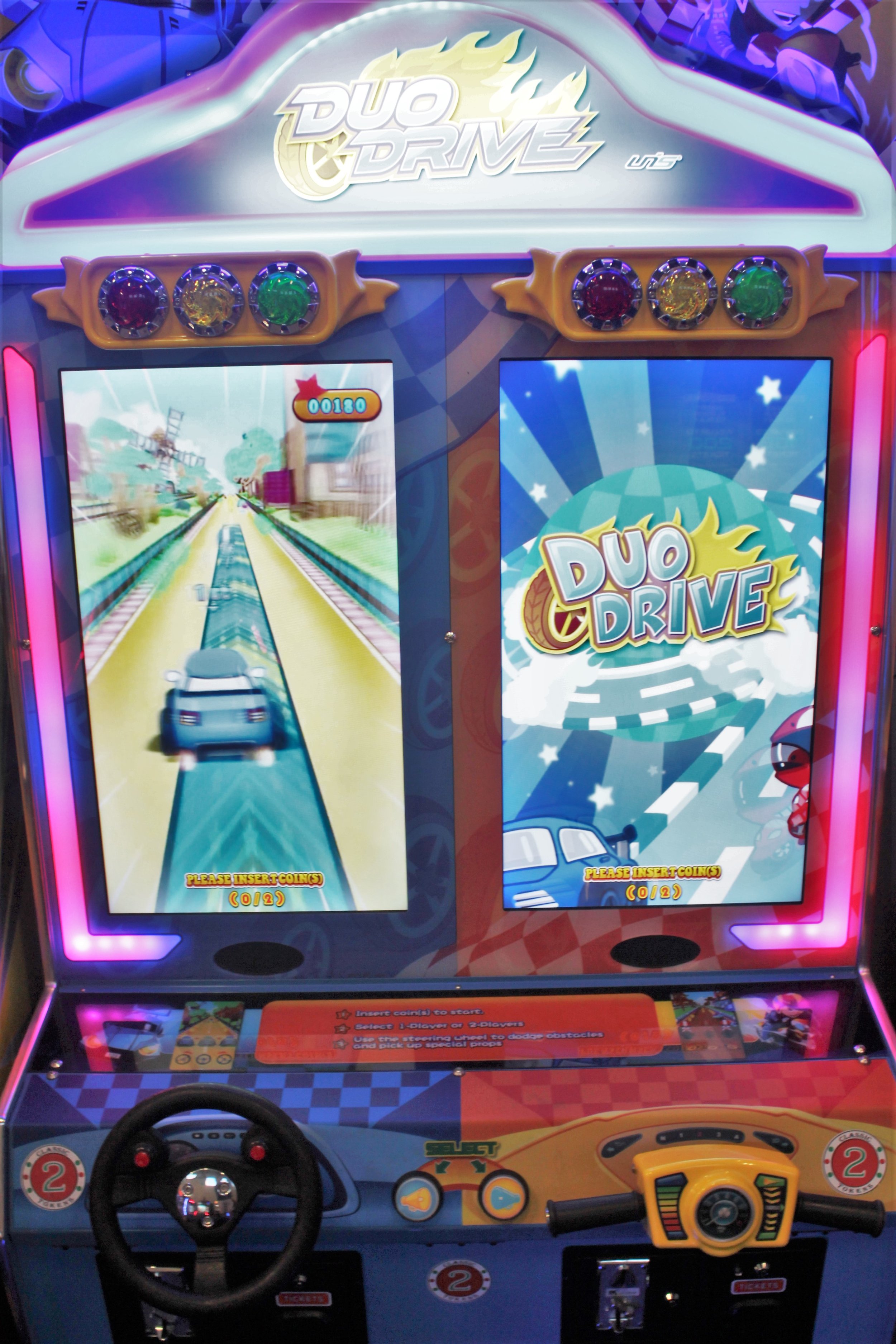  screen showing preview of the duo drive driving game 
