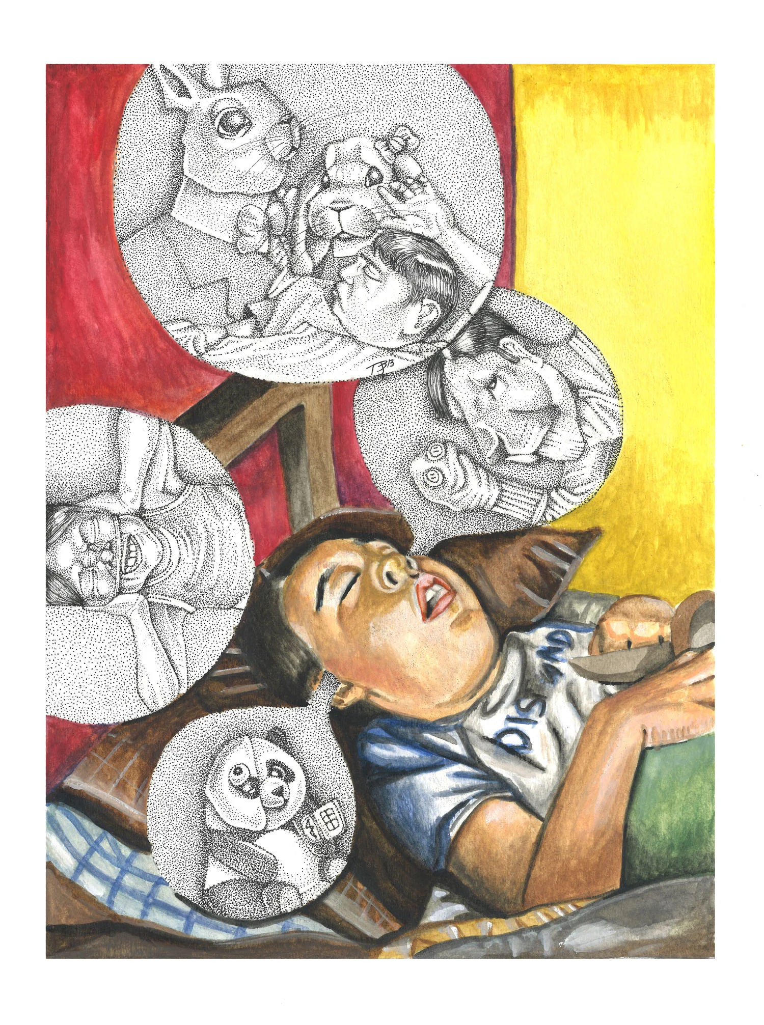 "There's always a Chance... of sleep sleeping and dreams dreaming,"he said with tired eyes.