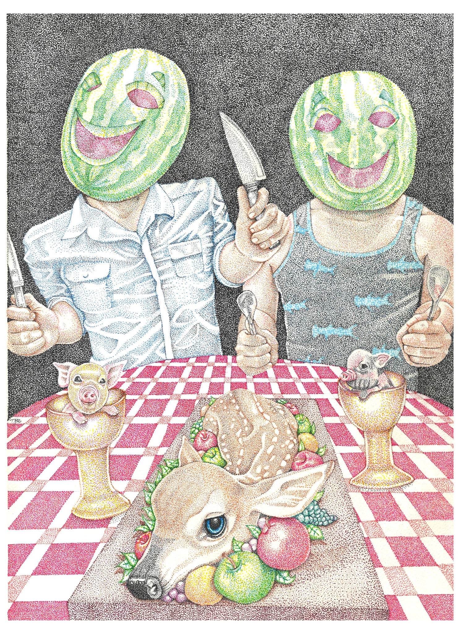 "They said the melon collie had nothing to do with their appetite," I said.