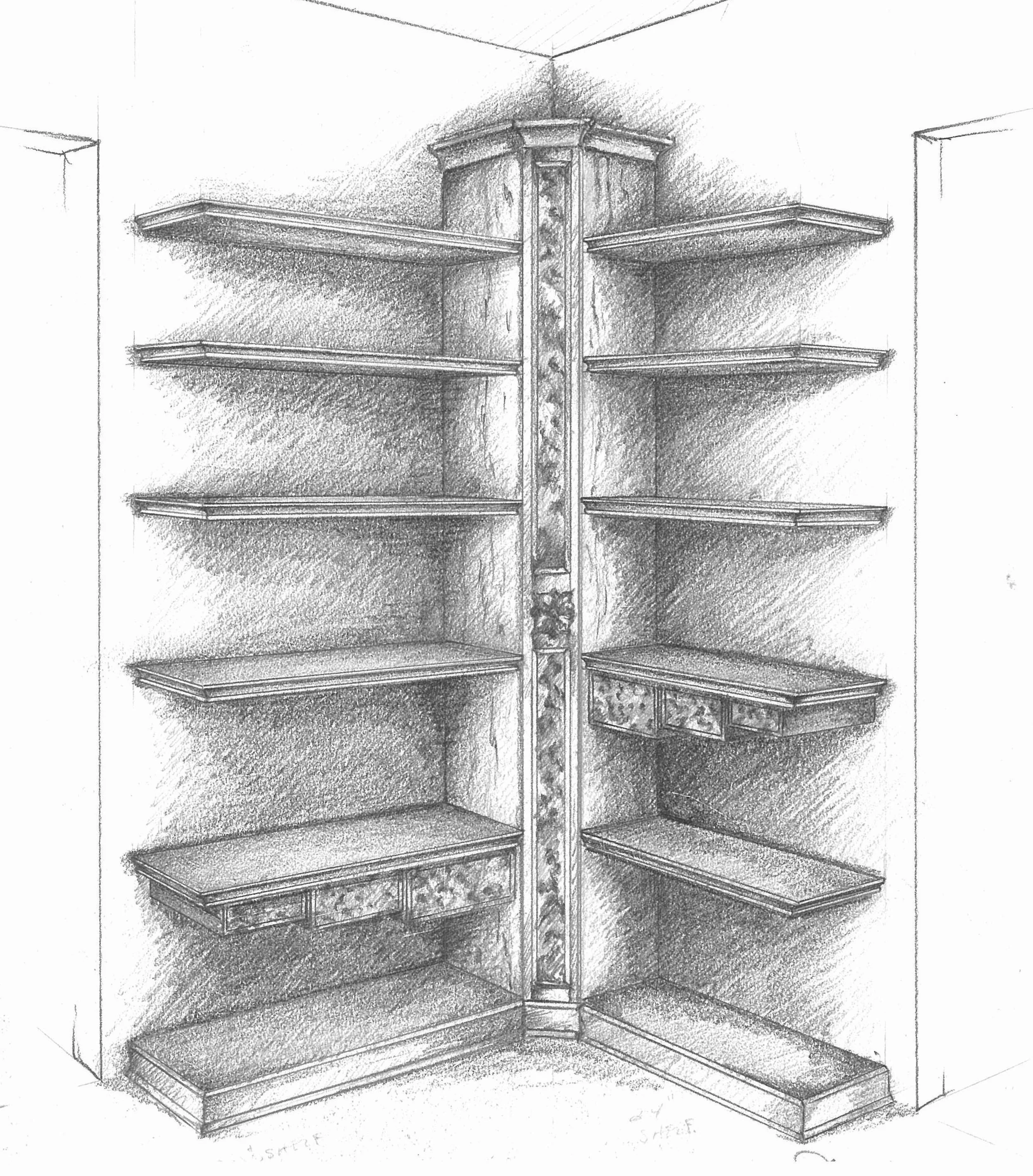Bookcase.