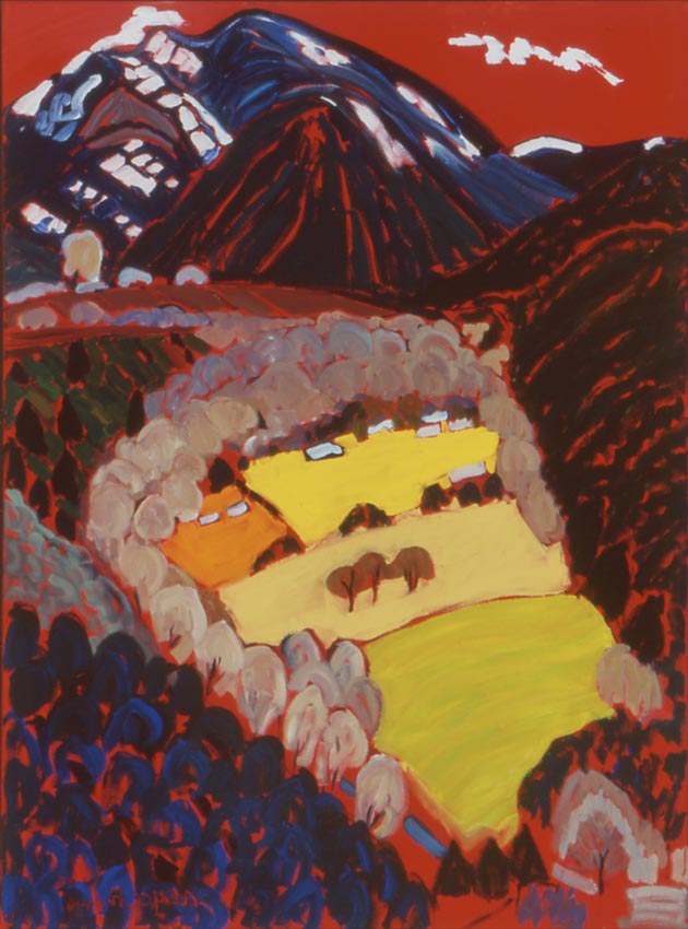 Valdez From The Rim No.27, Oil, 40"x30"