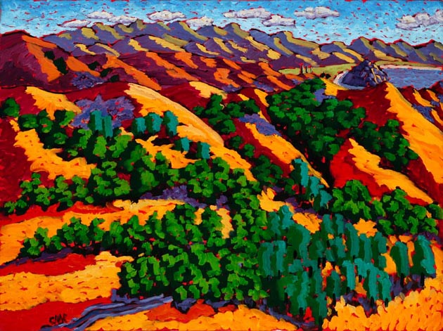 View From Route 46, Oil, 36x48
