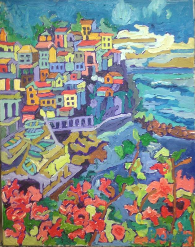 The Five City's, Oil, 30x24