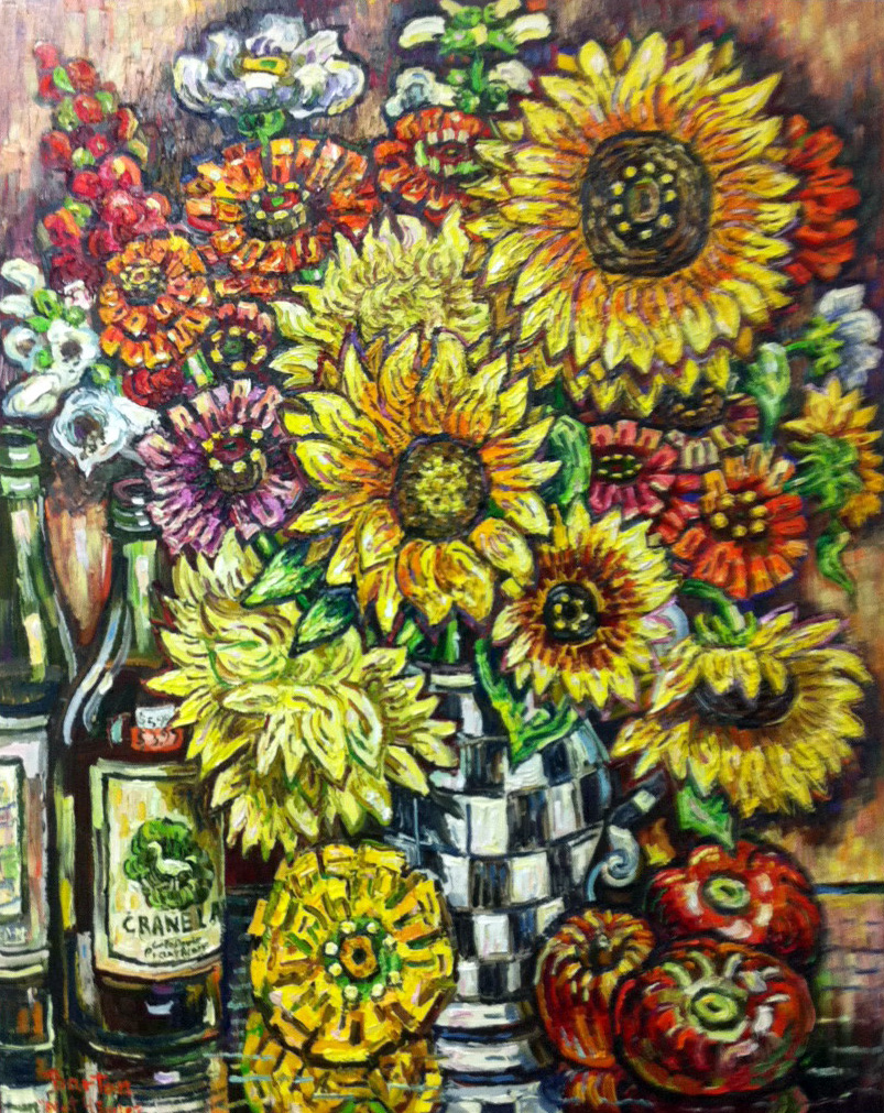 Sunflowers, 30" x 24"