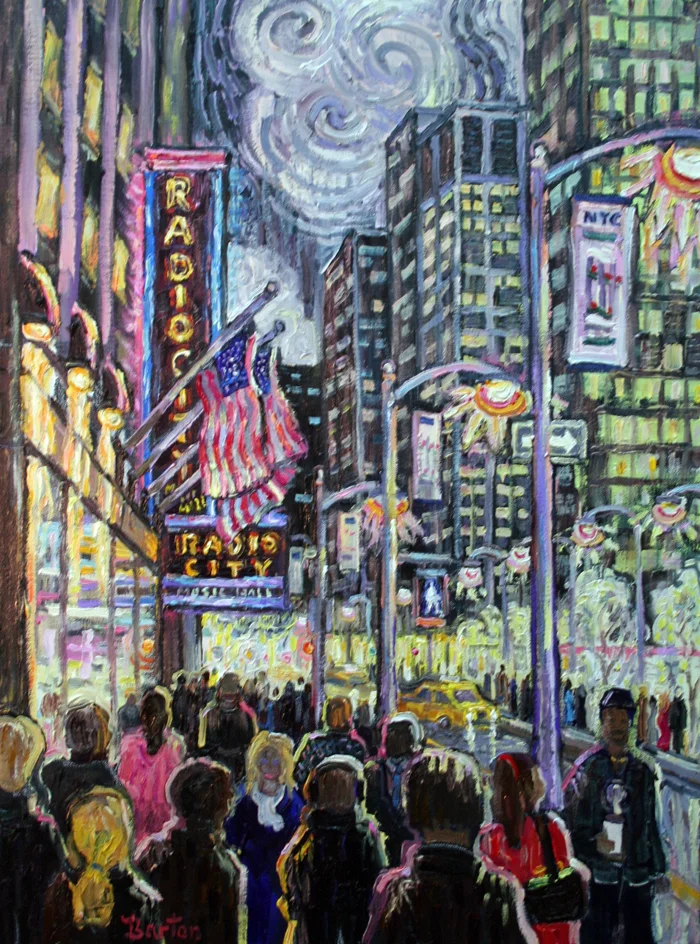 New York City, 24" x 20"