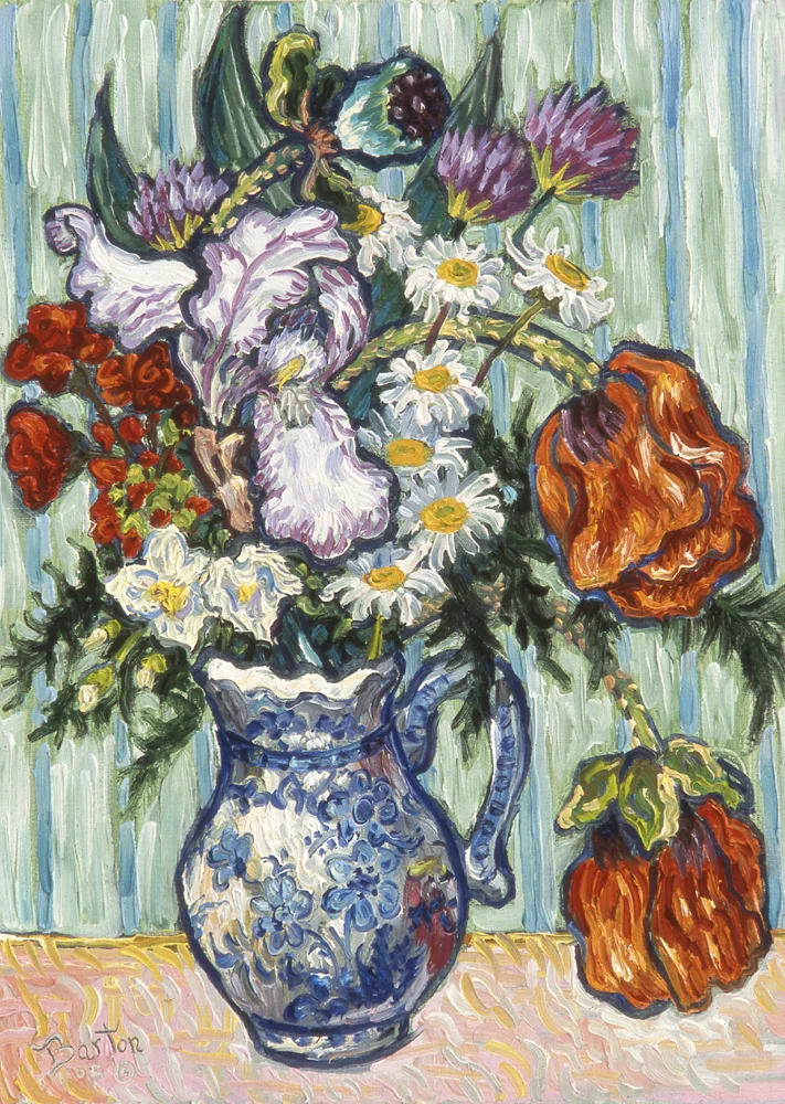 Floral, 30" x 24"