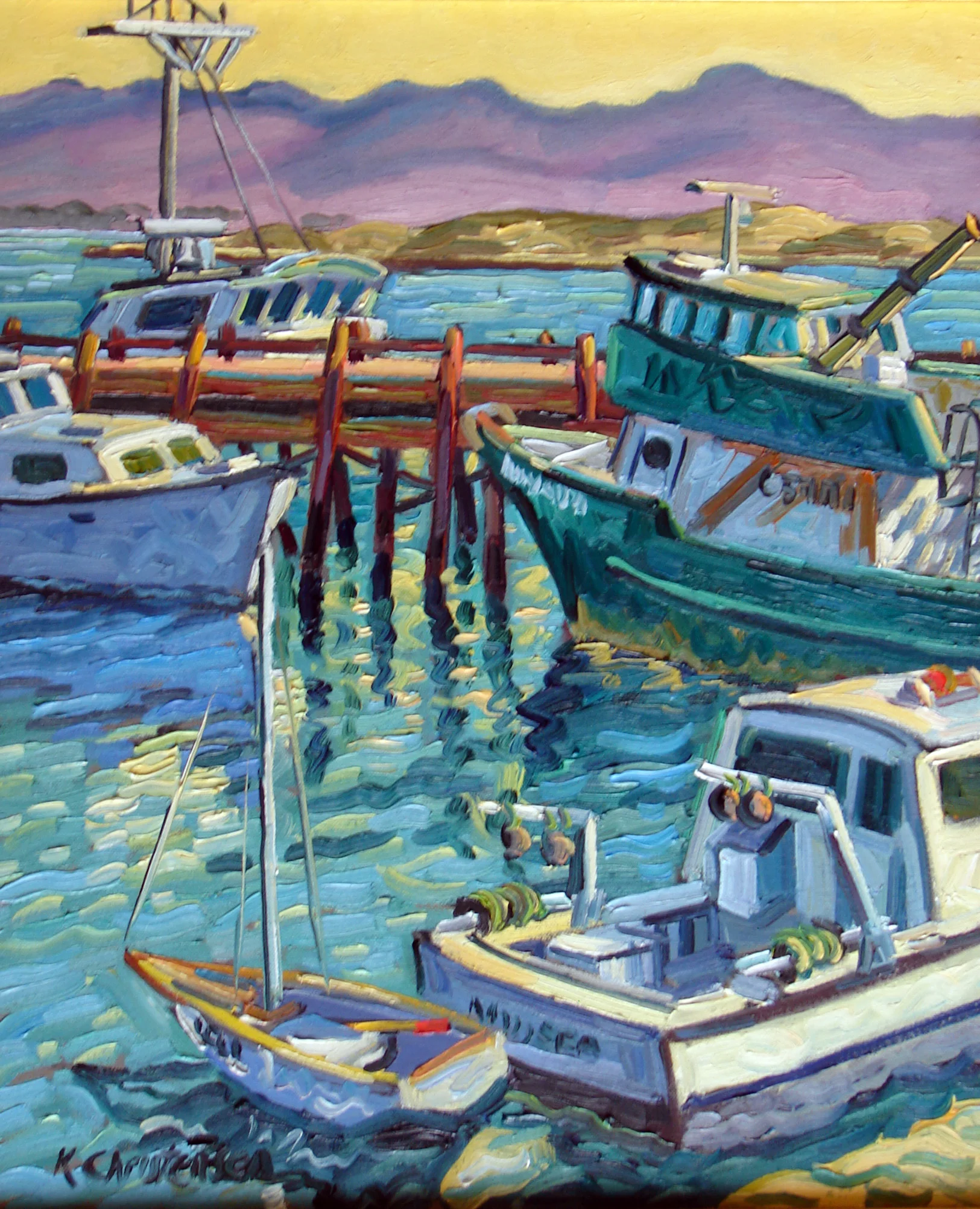 Fishing Boats 24x20