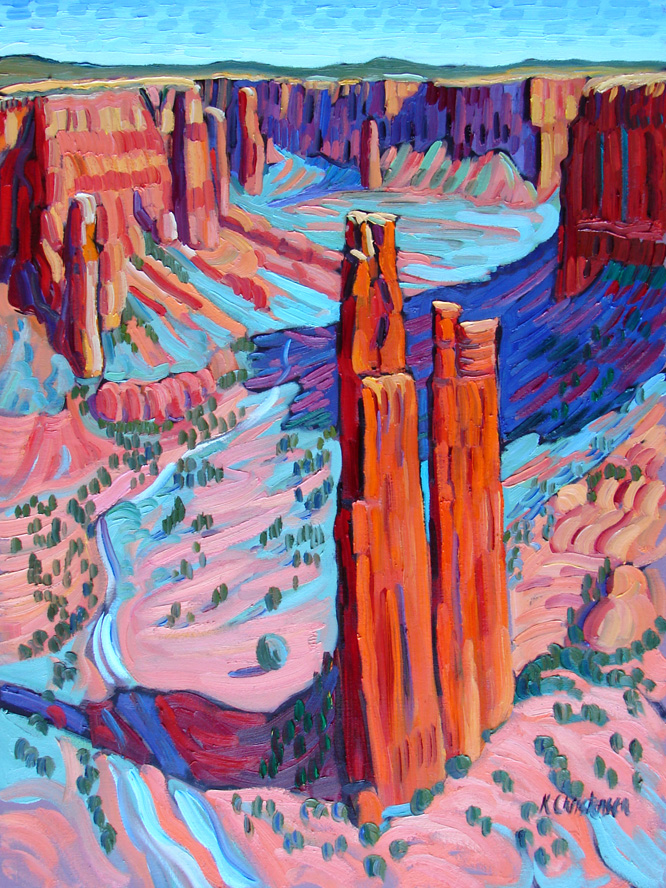 Canyon de Chelly, oil, 40x30