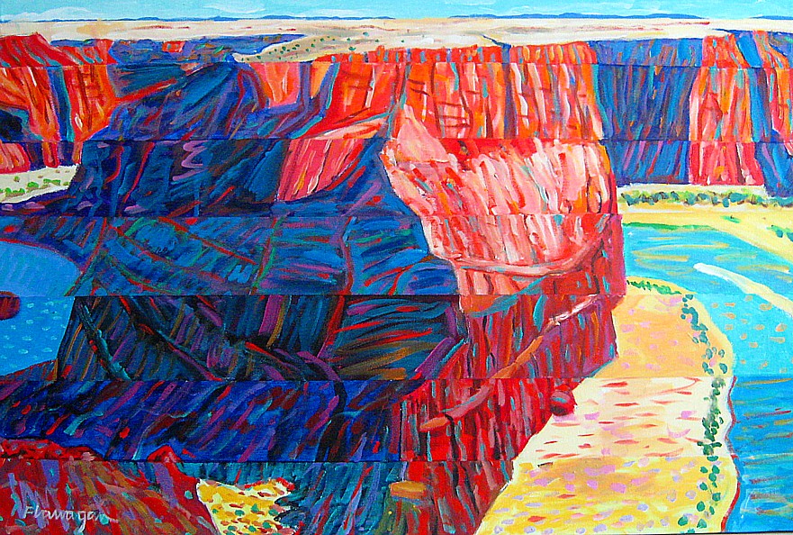 ROCK OF AGES  Acrylic on Canvas  36" x 24"