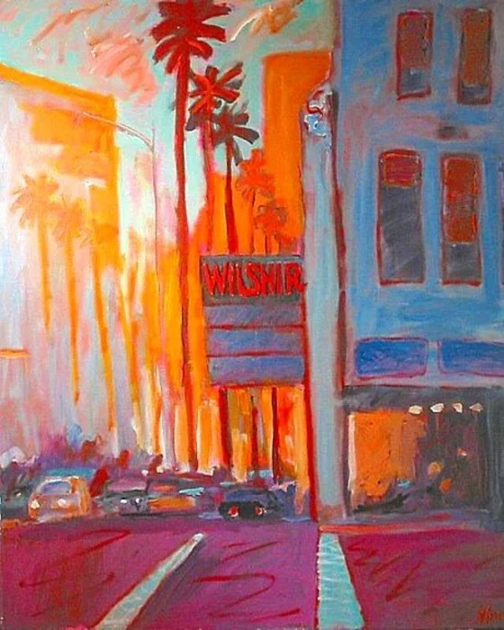 CITY OF THE ANGELS Acrylic/Canvas 36" x 24"