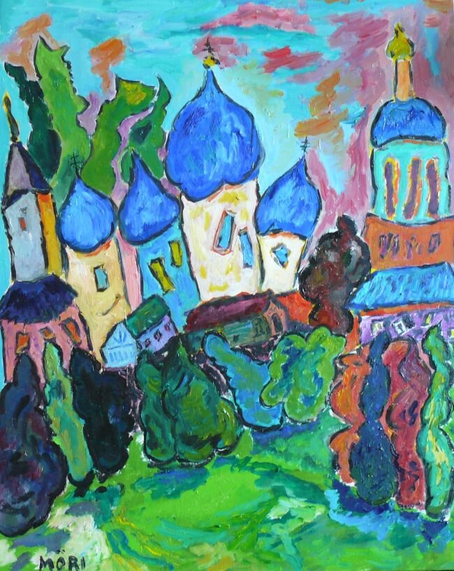 Eglise orthodoxe russe  36x28