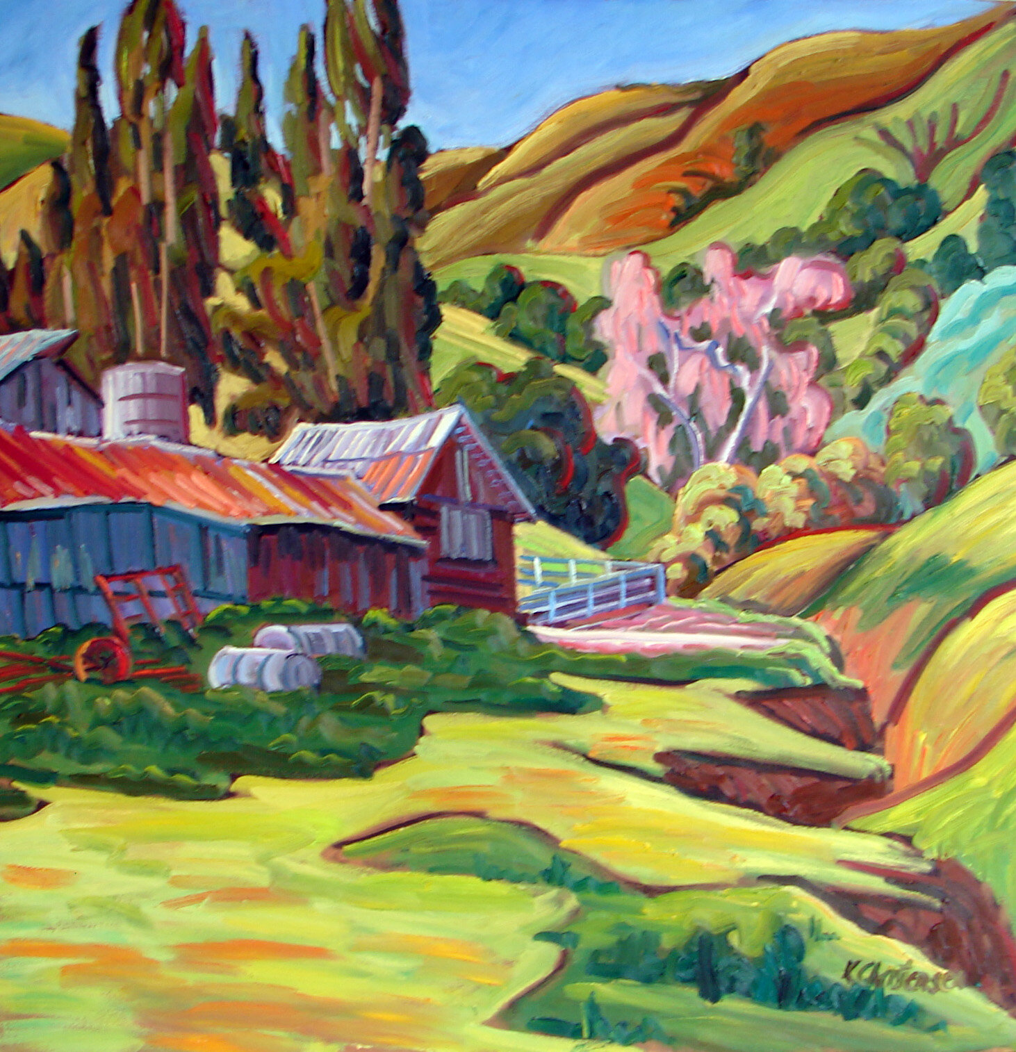 Farm in the Foothills 30x24