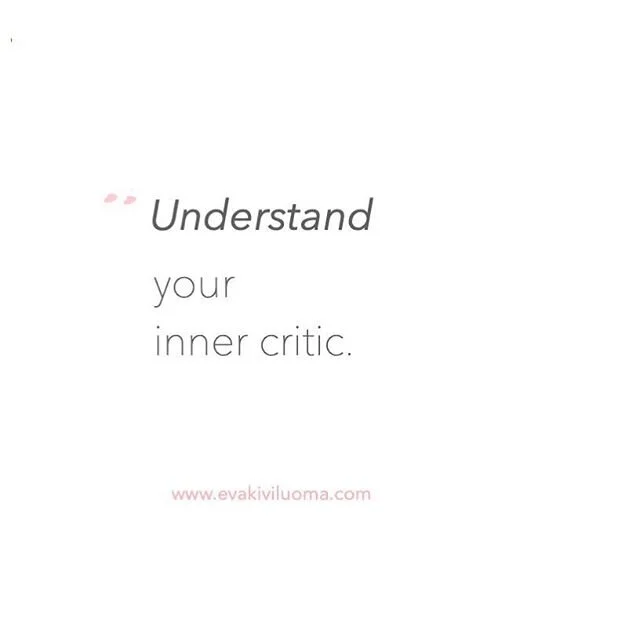 We’ve all got one...🤭
⠀⠀⠀⠀⠀⠀⠀⠀⠀
Since we all criticise ourselves and others inside our minds AND mostly it makes us feel, well, not so good if we’re honest..it’s useful to understand the what, how & why.👈
⠀⠀⠀⠀⠀⠀⠀⠀⠀
The inner c