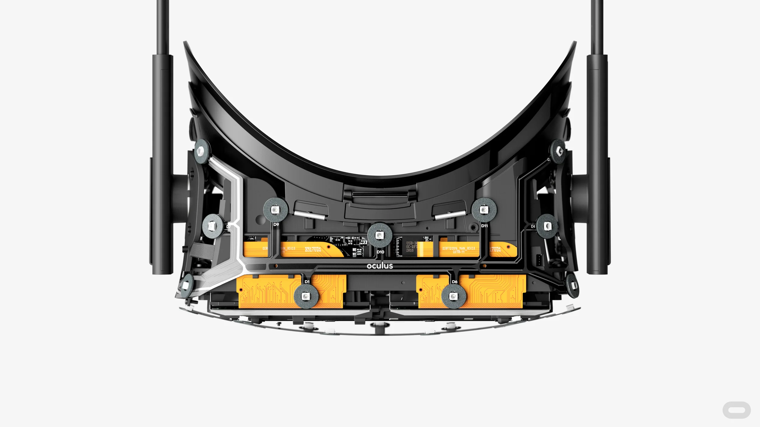 Oculus Rift to najpopularniejsze gogle do VR. Współpracują z komputerami. 
