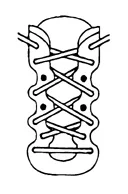 Narrow Feet Use the eyelets farthest from the tongue of the shoes. This will bring up the side of the shoe.