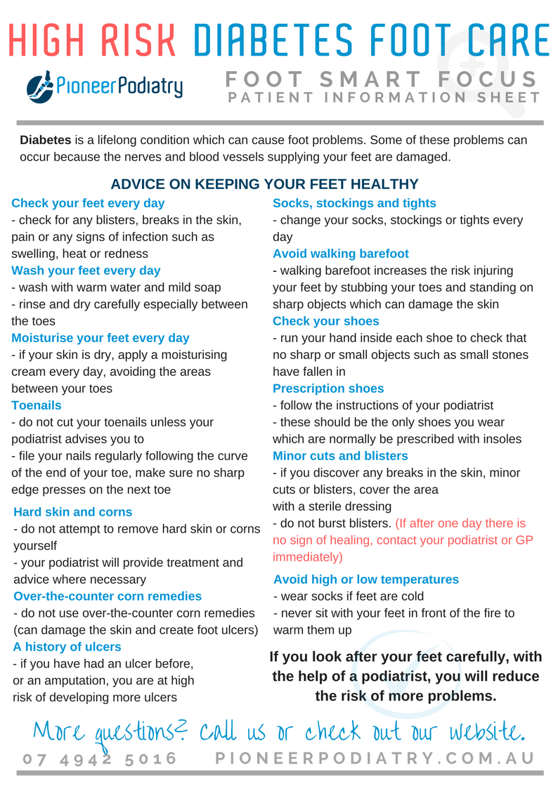 Patient Info Sheet - High risk