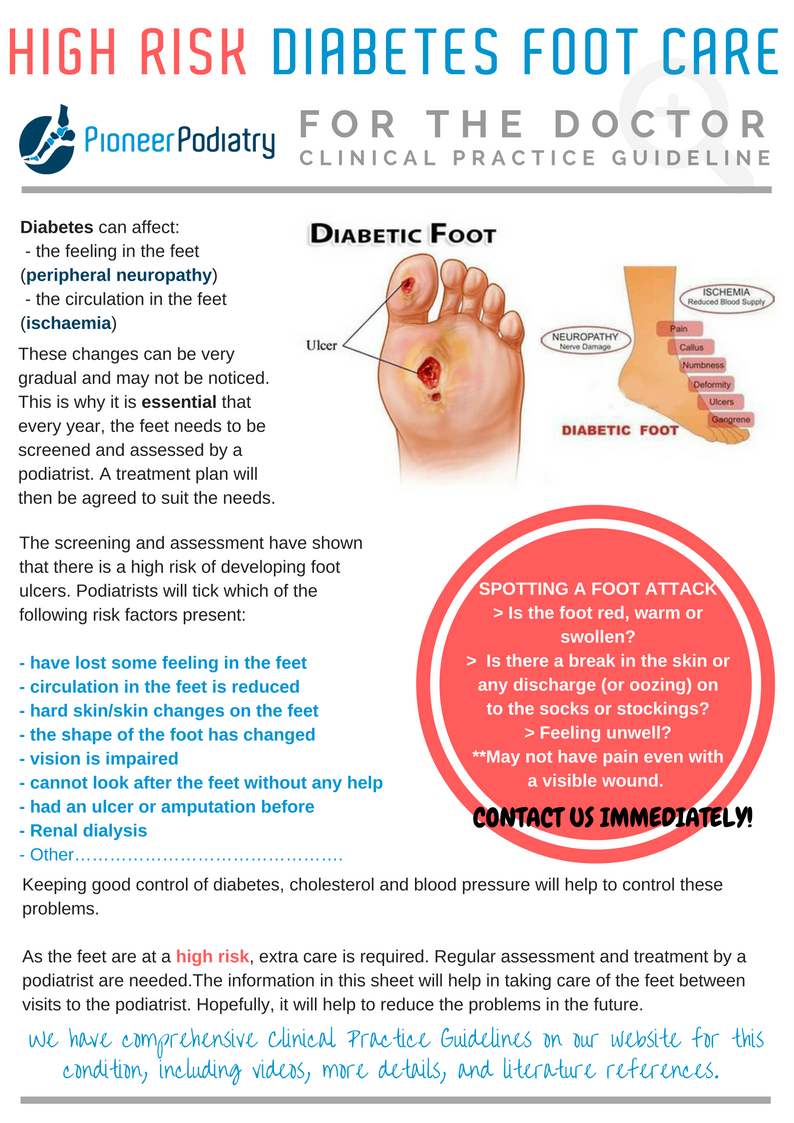 a kezelés foot effect in diabetes)