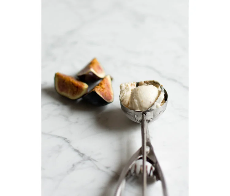 no-churn fig swirl ice cream