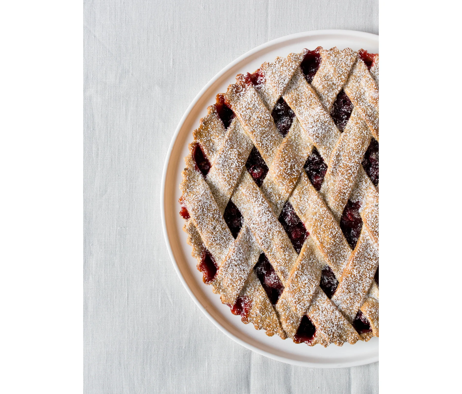 pear cranberry hazelnut tart