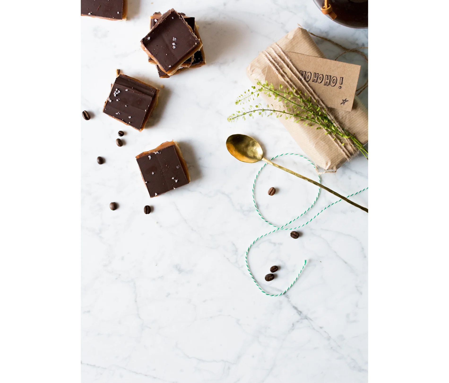 speculoos coffee caramel slices