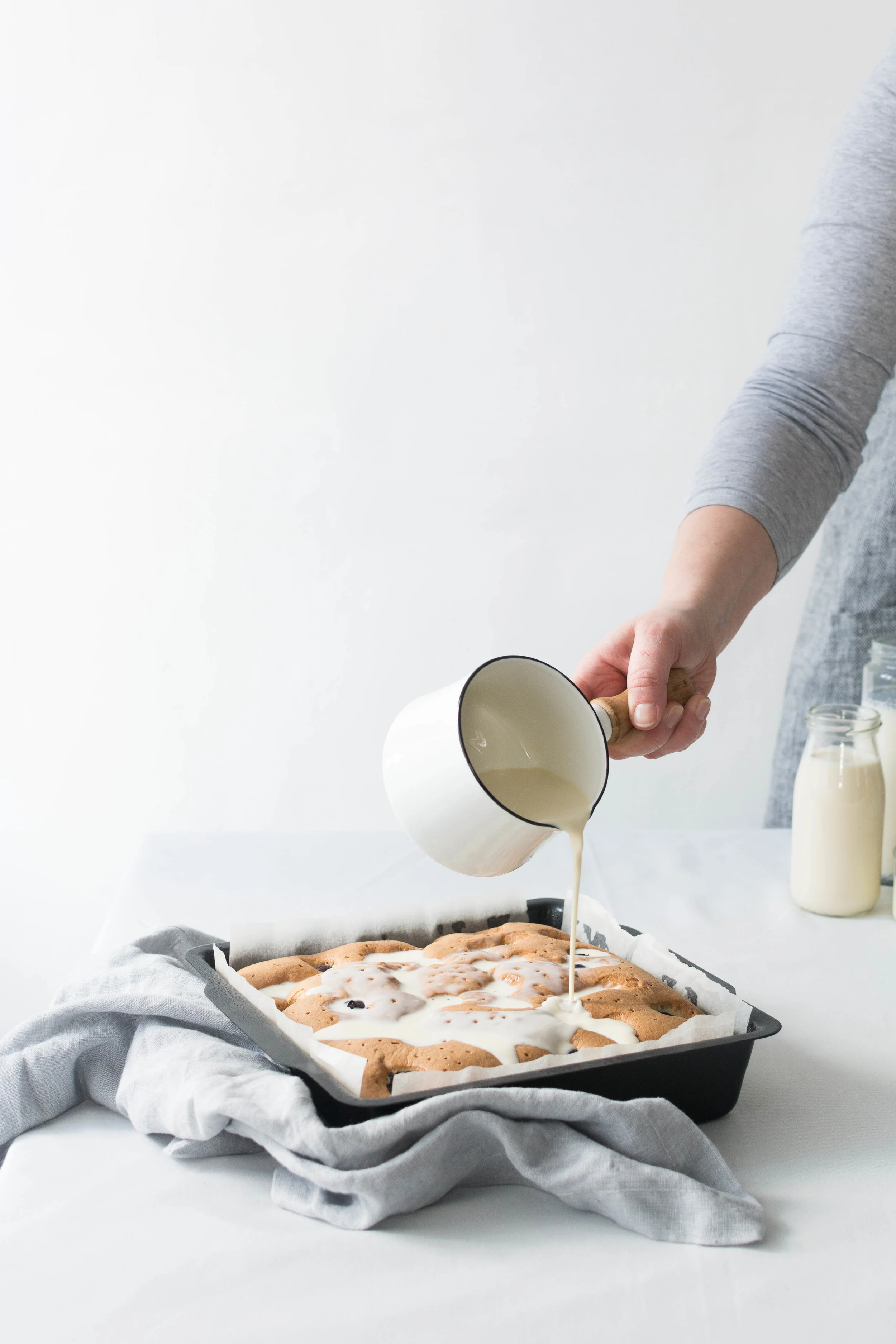 earl grey blueberry tres leches cake