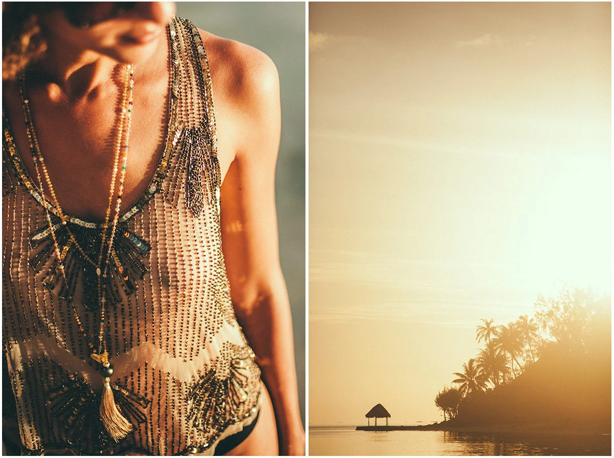 Shooting avec Houria pour lookbook Bora Bora originals