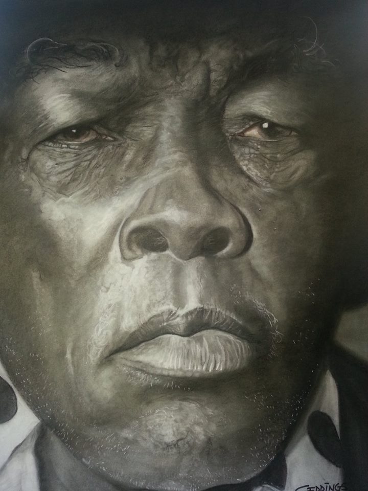 John Lee Hooker by Michael Geddings