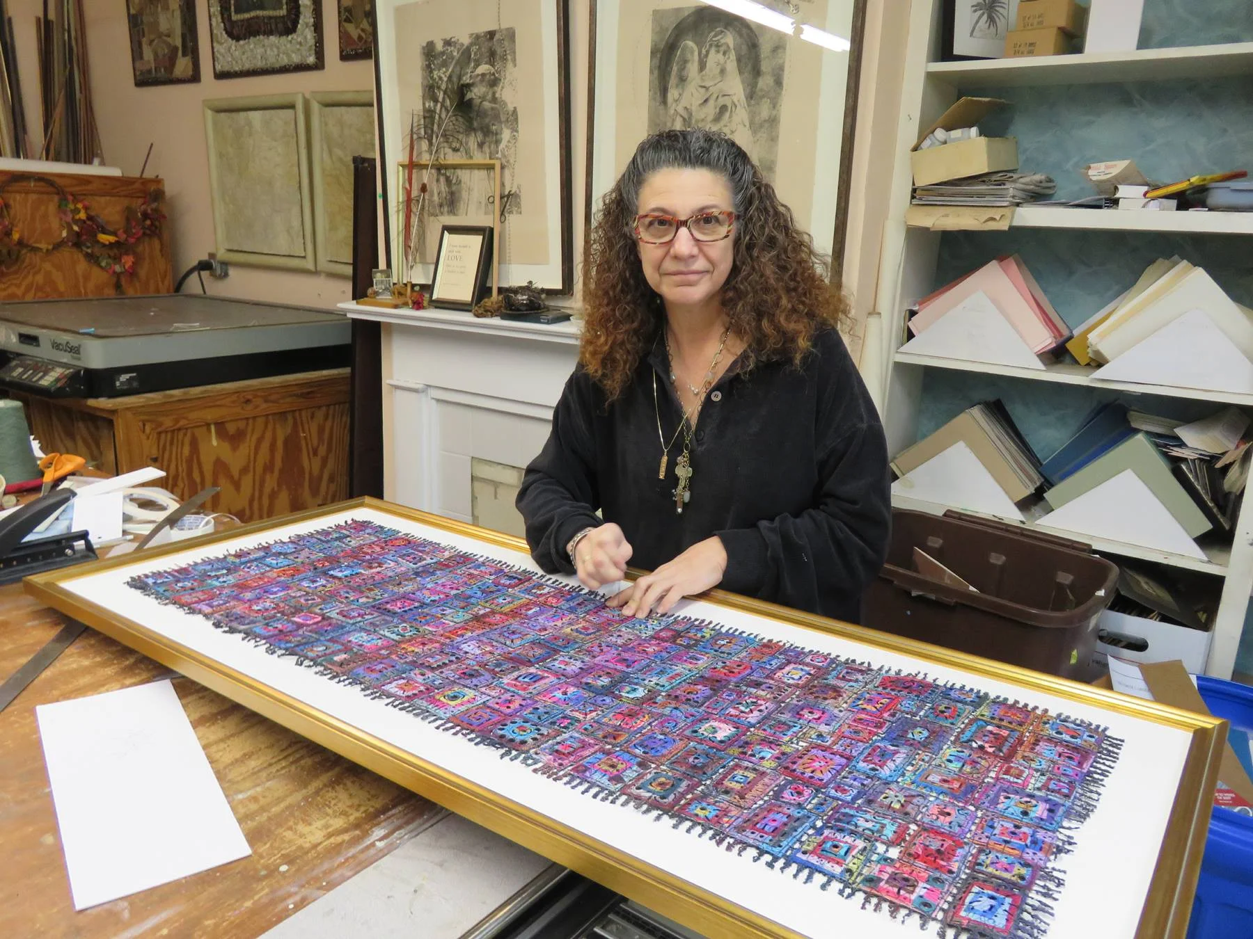 Fiber and installation artist Susan Lenz is a full time, professional studio artist in Columbia, South Carolina. Her studio is located at Mouse House , Inc. at 2123 Park Street where she has both a studio for 3D sculptural and installation work and a separate fiber art studio. Susan's work has been juried into numerous national and international exhibits, featured in solo shows all over the United States, and shown on television and in print. She has been awarded six full scholarship art residencies and several "Best of Show" ribbons. Susan can’t be with us for Derby Day because she is on her way to install her art at the 36th Annual Smithsonian Craft Show . Check out her website at http://www.susanlenz.com/default.shtml
