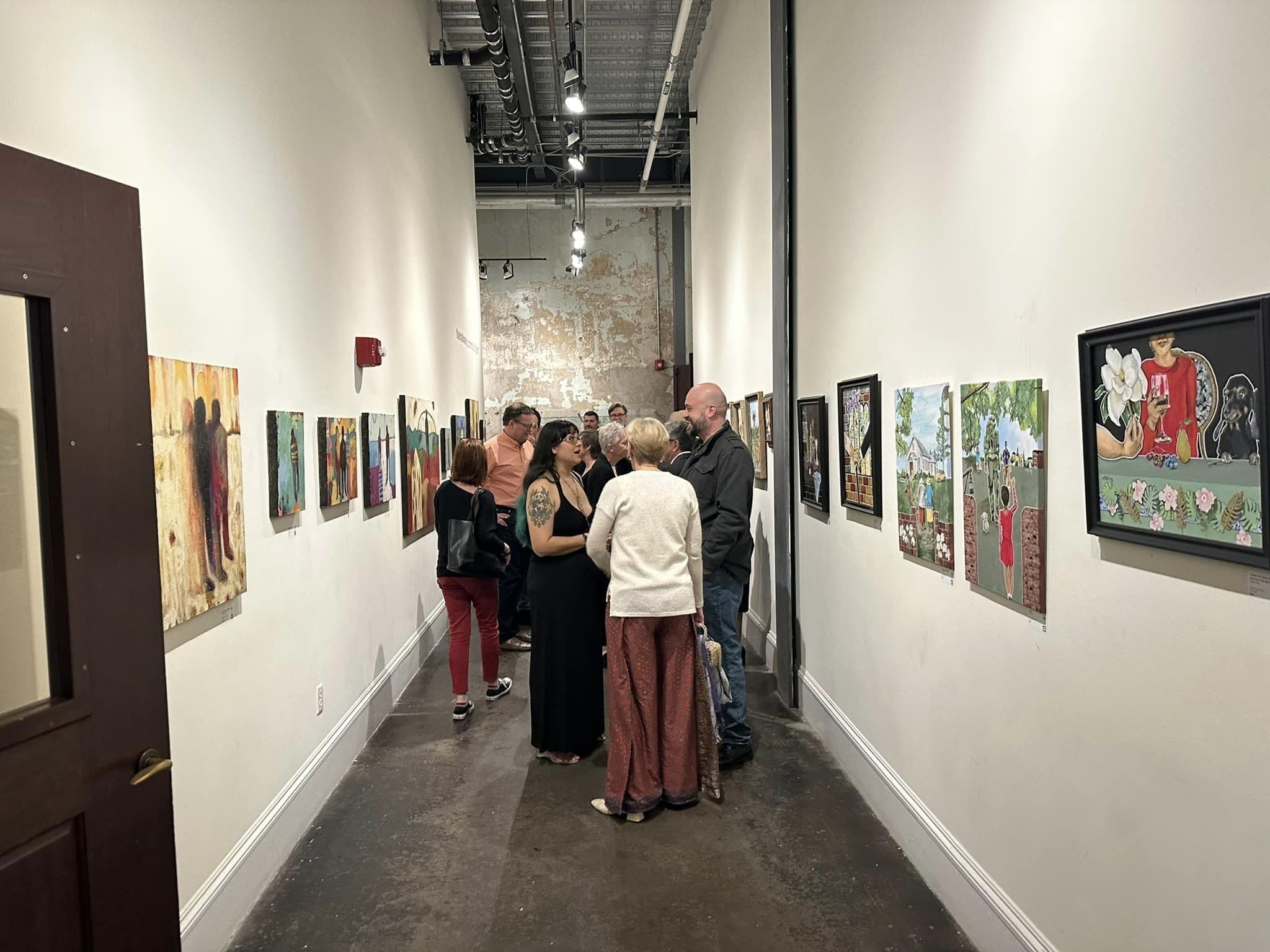 Opening reception for Love Hurts/Love Heals at 701 Whaley