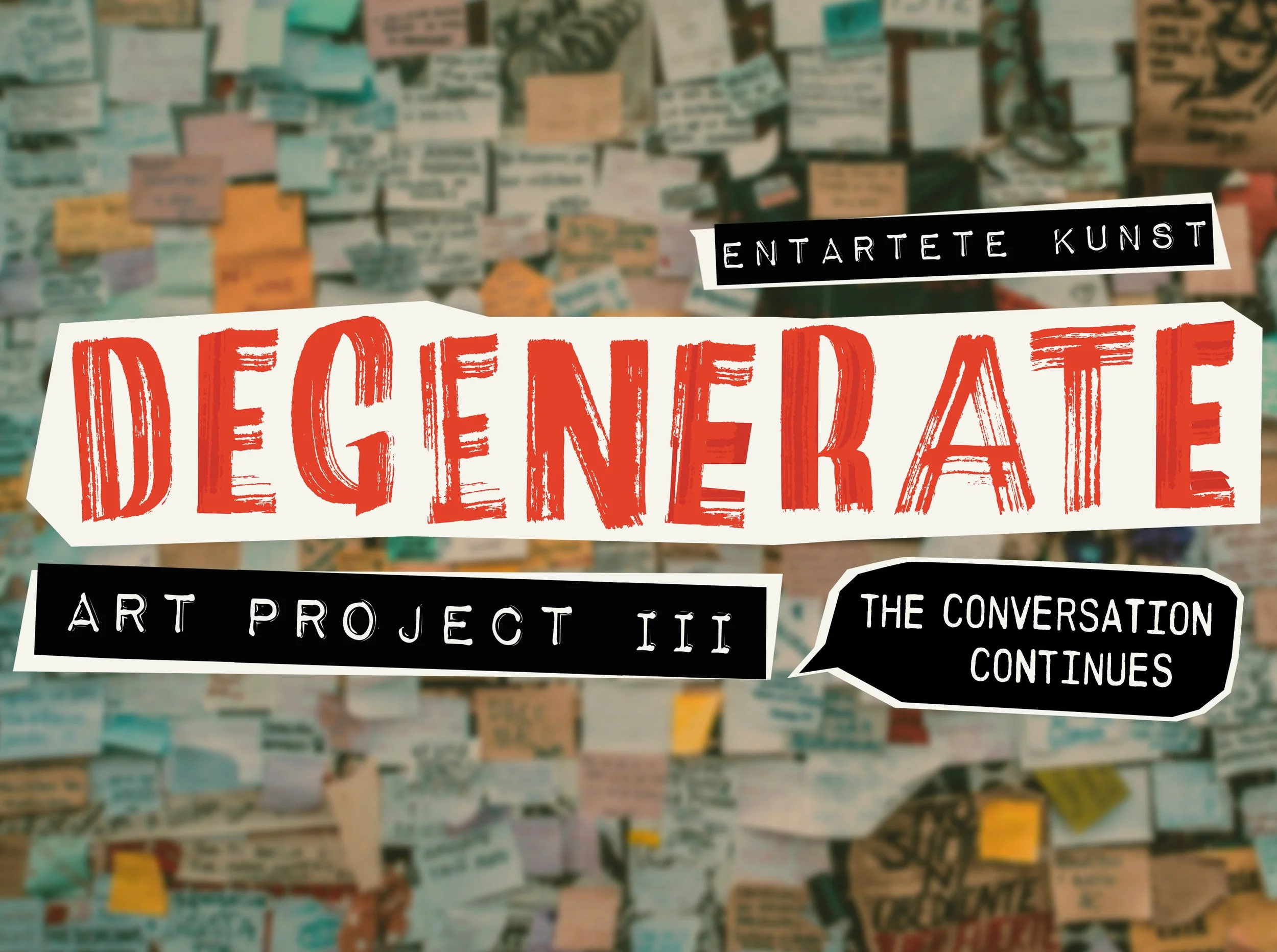 Degenerate Art Project III – Call for Literature
