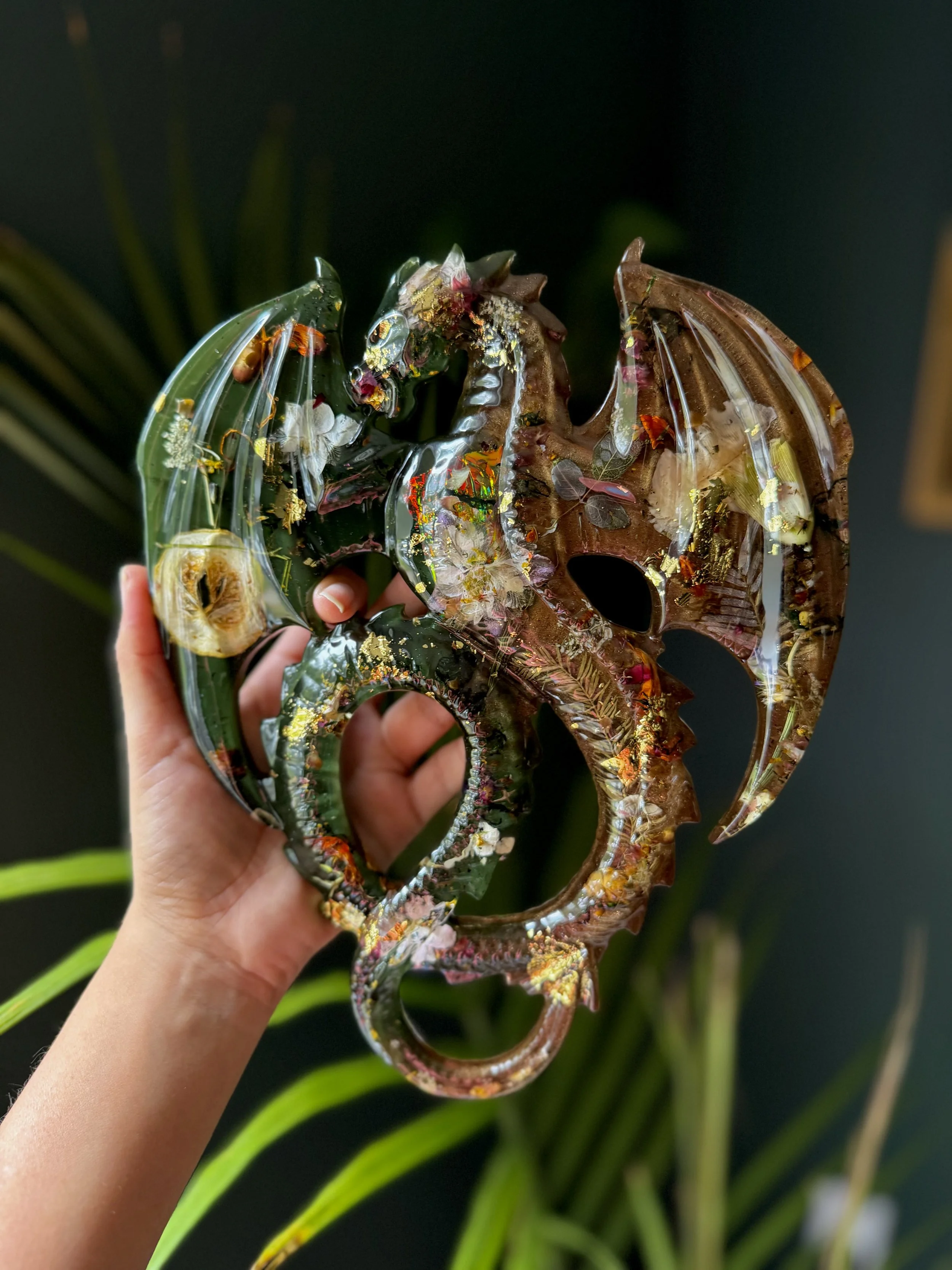 Botanical Dragon Wall Art