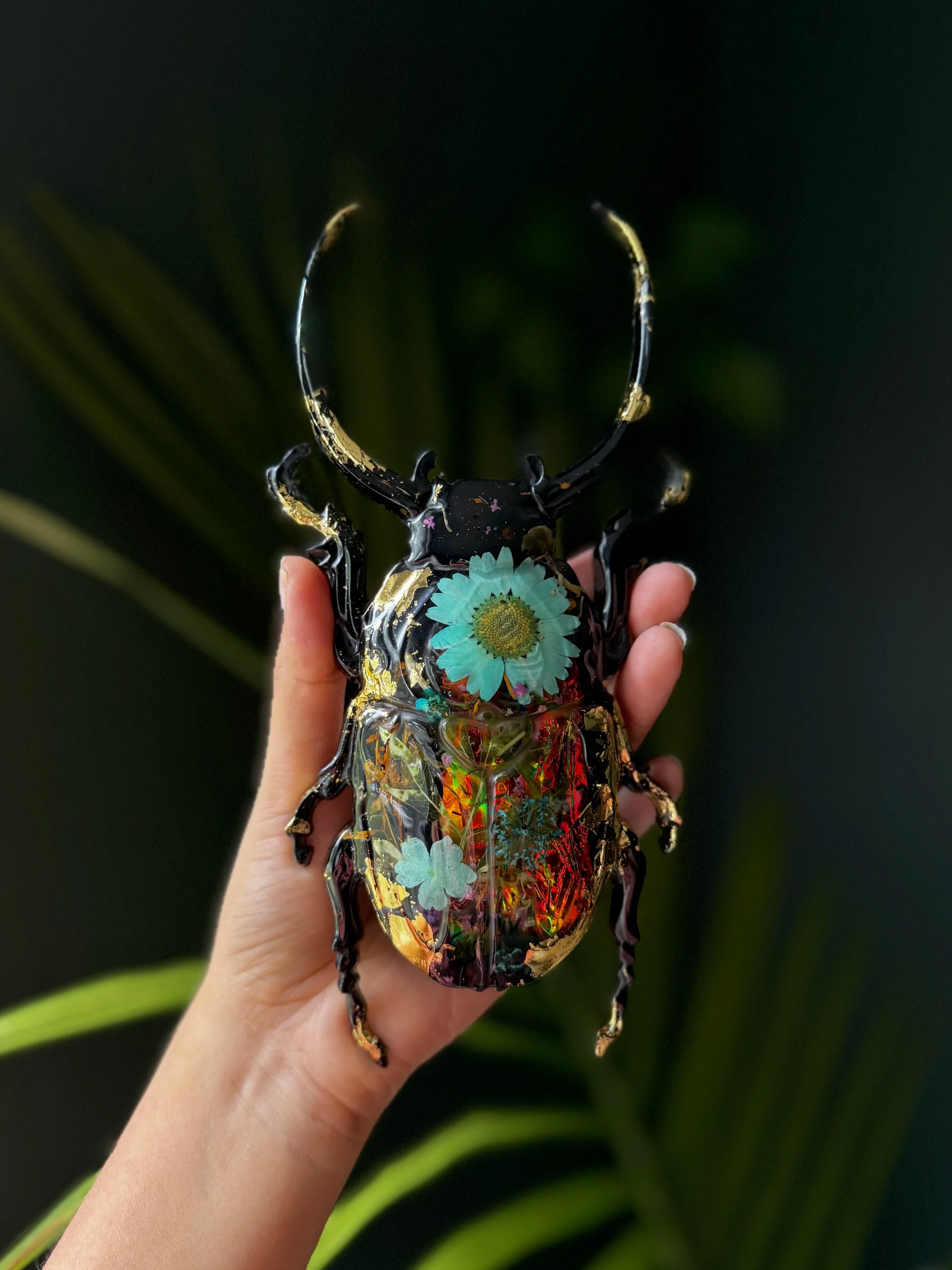 Botanical Beetle Wall Art
