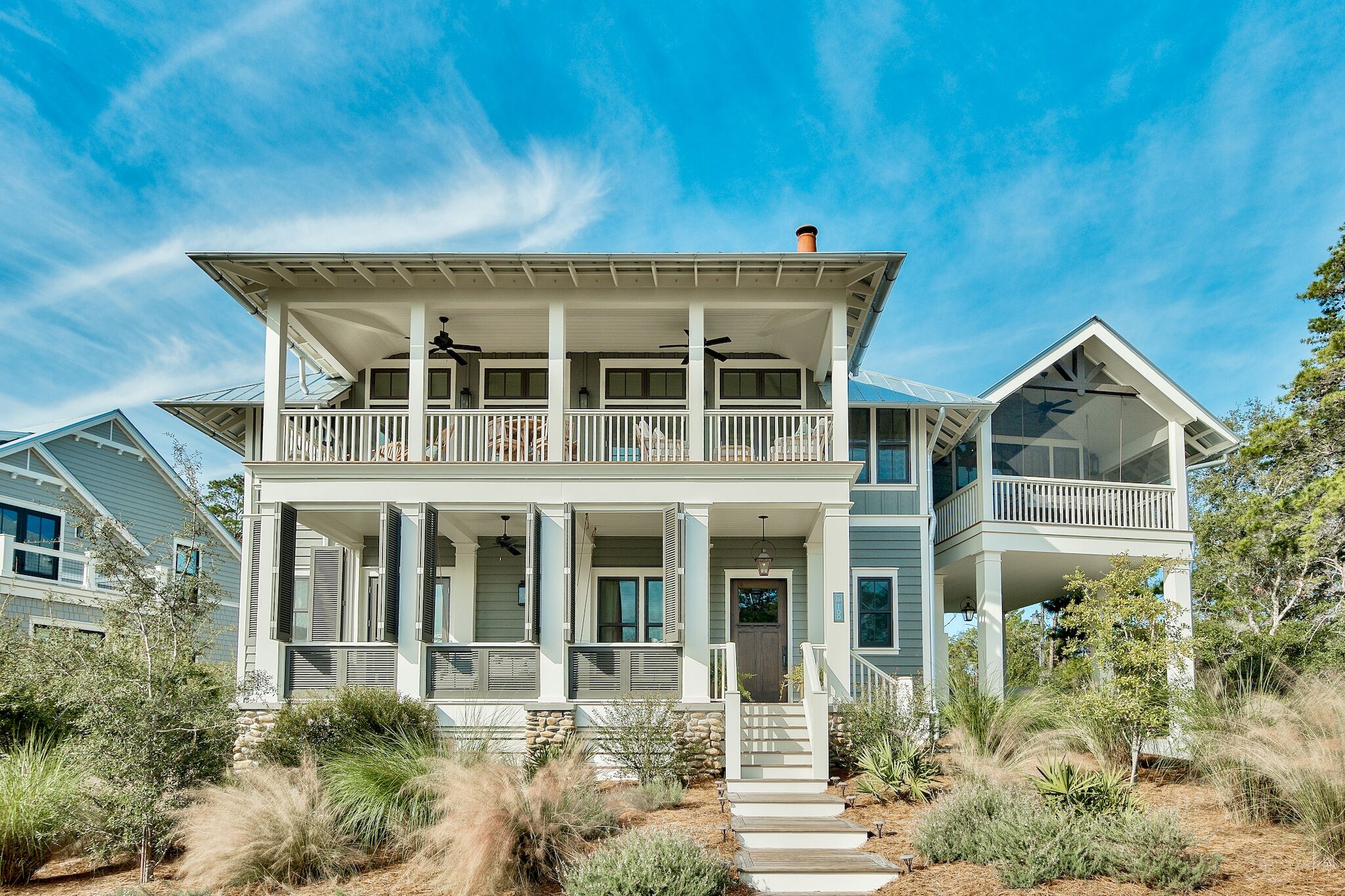 Diebolt ResidenceThis residence is located in Draper Lake subdivision, with a view towards a dune lake and the Gulf of Mexico beyond